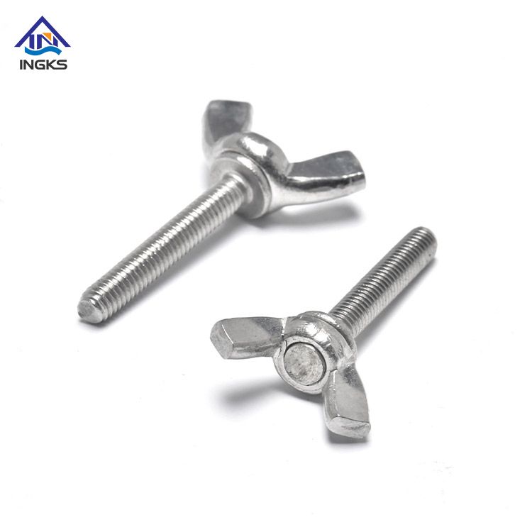 Tornillos de pulgar de ala duraderos de acero inoxidable 304