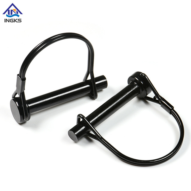 Acero D Escriba el pasador de bloqueo redondo con alambre doble