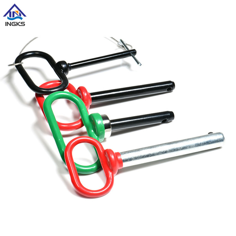 Pasador de horquilla tipo Q de precisión, mango de fácil liberación con extremo perforado