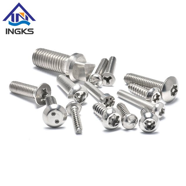 Torx Pin Socket YSH Slot CSK Button Pan Head M3-M12 Tornillos de seguridad