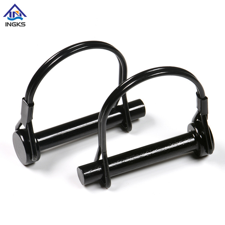 Acero D Escriba el pasador de bloqueo redondo con alambre doble