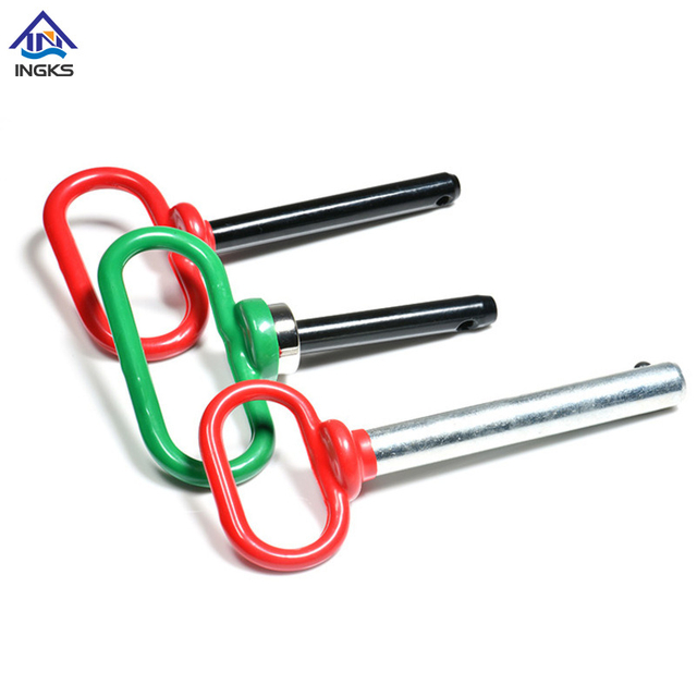 Pasador de horquilla tipo Q de precisión, mango de fácil liberación con extremo perforado