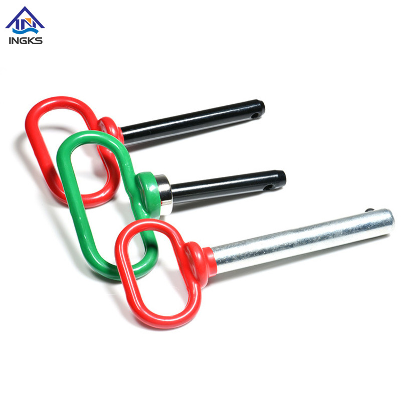 Pasador de horquilla tipo Q de precisión, mango de fácil liberación con extremo perforado